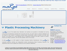 Tablet Screenshot of margoindustries.com